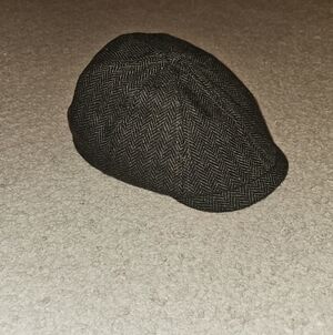 Boston Scally The Baker Boy | Dark Olive Herringbone | M/L